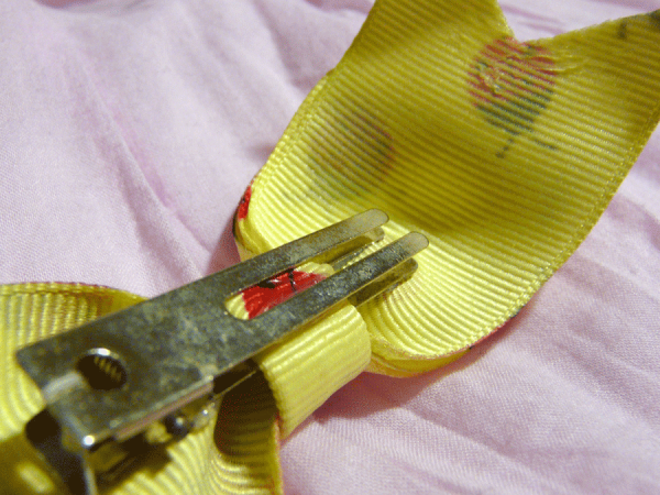 Yellow Lady Bug Bow - Image 3