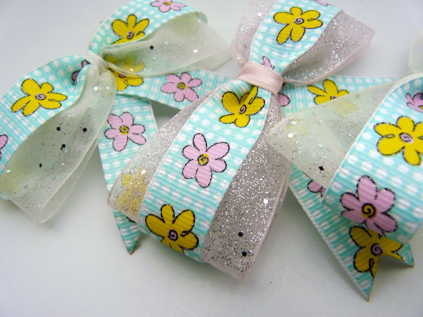 Glitter Cartoon Bow - Image 2