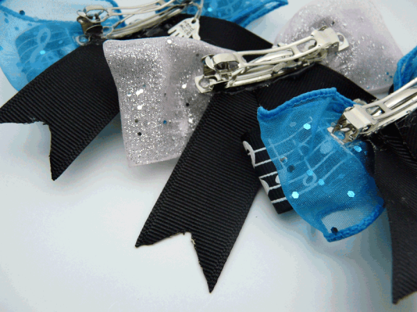 Glitter Music Note Bow - Image 3