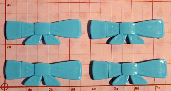 Blue Plastic snap bow - Image 5