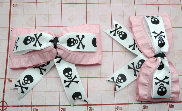 Ruffled Jolly Roger Bow - Image 5