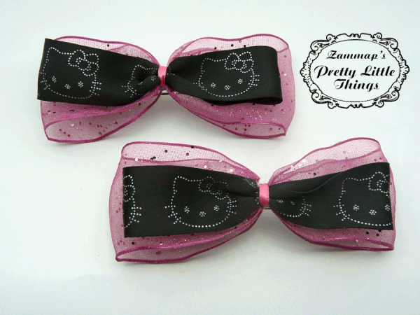 Glitter Hello Kitty Bow