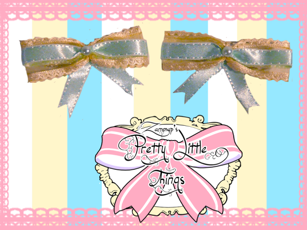 Sweet Yellow Picot bow