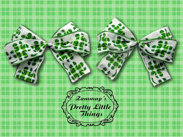 Large Shamrock bow