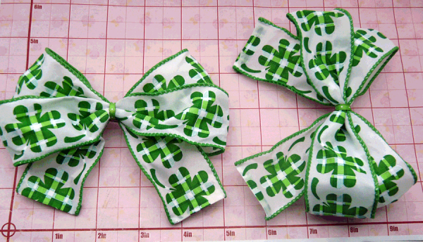 Large Shamrock bow - Image 5