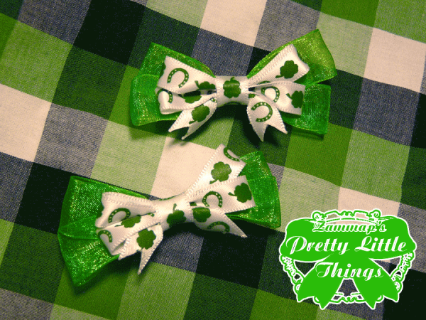 Dark Shamrock Bow