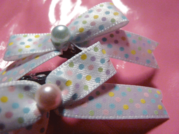 Tiny cute Clasp bow - Image 2