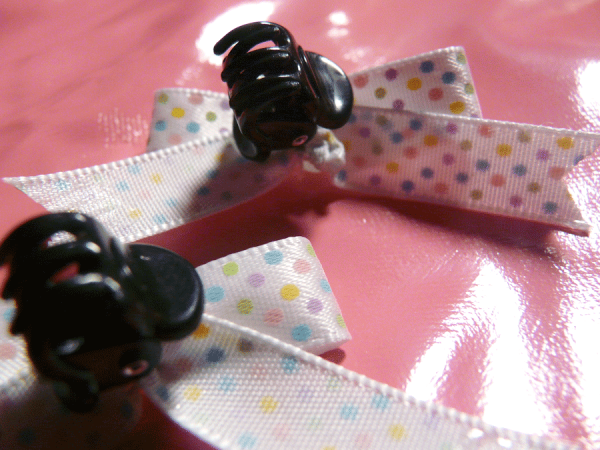 Tiny cute Clasp bow - Image 3