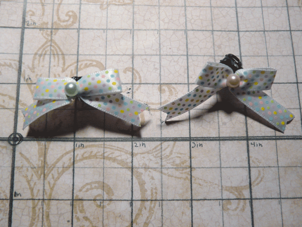Tiny cute Clasp bow - Image 5