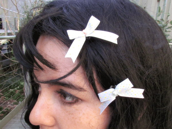 Tiny cute Clasp bow - Image 4