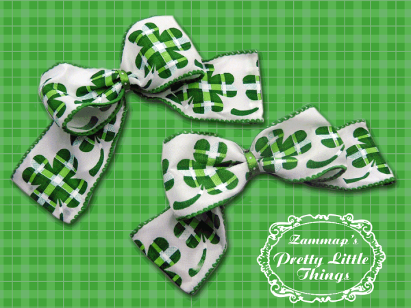 Med Shamrock bow