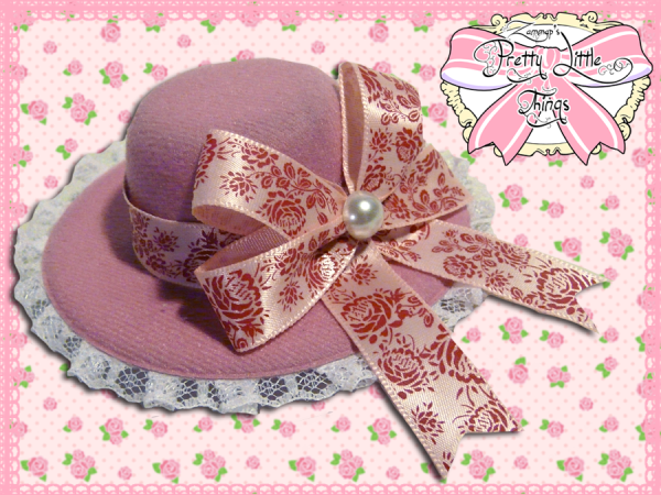 Pink Rose Hat