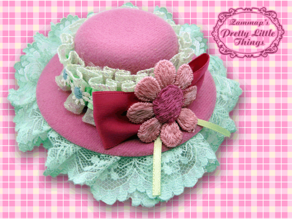 Flower Magenta Hat