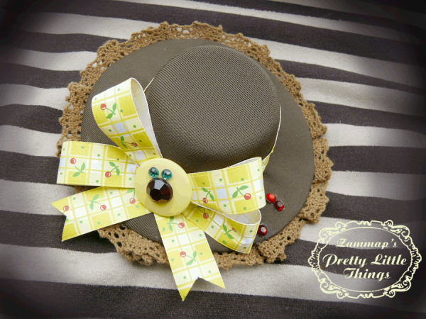 Chocolate cherries hat