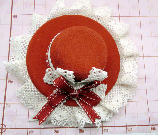 Red Gothic Hat - Image 5