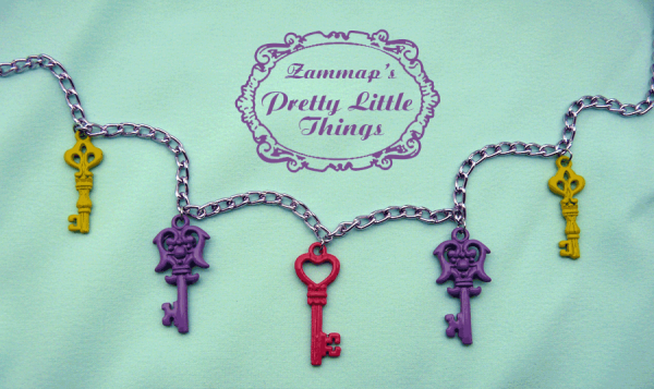 Pastel key Necklace