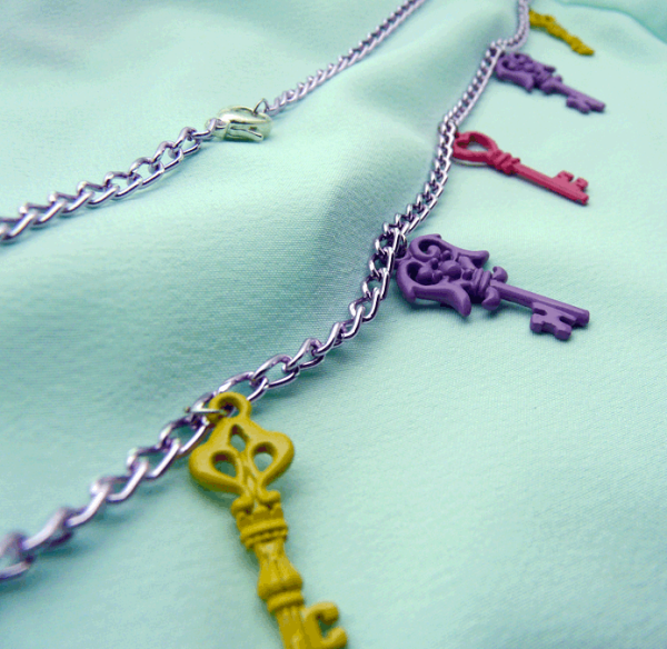 Pastel key Necklace - Image 2