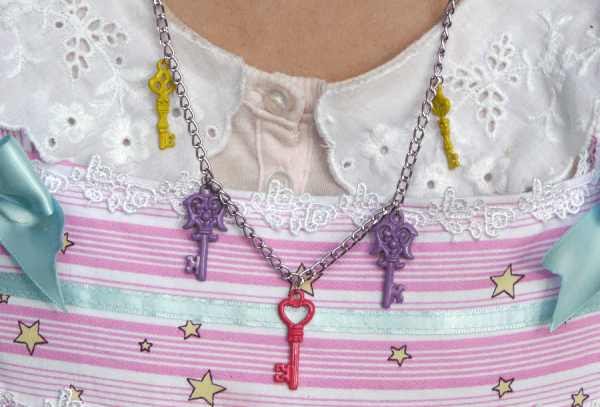 Pastel key Necklace - Image 3