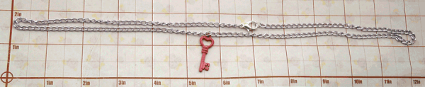 Pink Key Necklace - Image 4